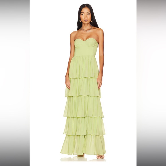 Green lover and friends maxi dress - Picture 1 of 4